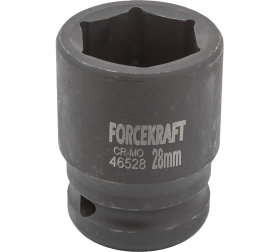 Изображение товара Головка ударная 28 мм, 3/4"DR, 6-гранная Forcekraft FK-46528(16193)