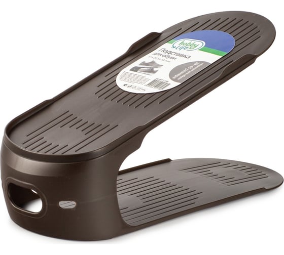 Изображение товара Подставка для обуви коричневая 11x27.5x12.5см HOBBY LIFE HL081114B