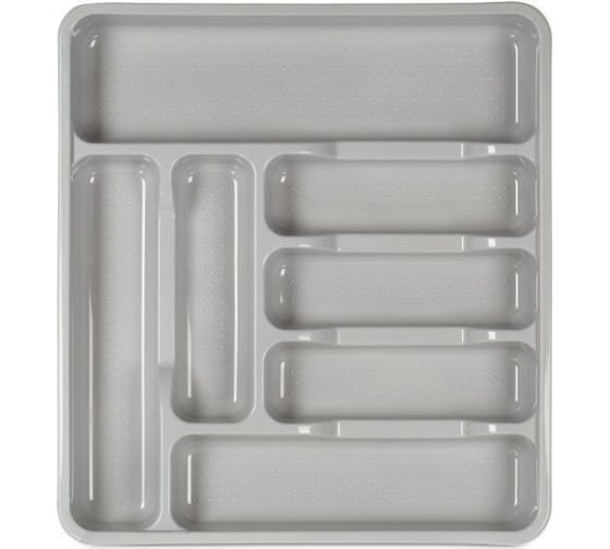 Изображение товара Лоток для столовых приборов серый 42.3x38.5x4.7см HOBBY LIFE HL041188GR