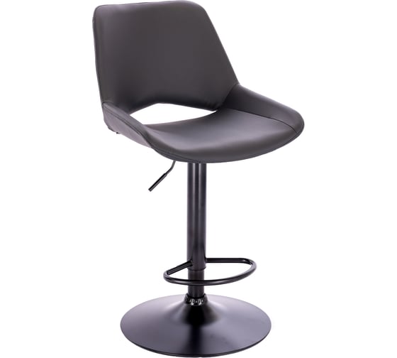 Изображение товара Барный стул Everprof Flash экокожа, черный EP Flash PU Black