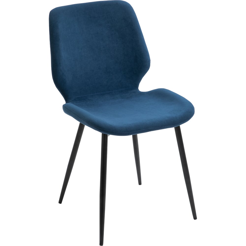 Изображение товара Обеденный стул Everprof Boom синий тканевый на металлическом каркасе