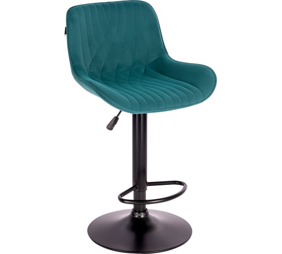 Изображение товара Барный стул Everprof Grace Black ткань, темно-зеленый EP Grace B Fabric Dark Green