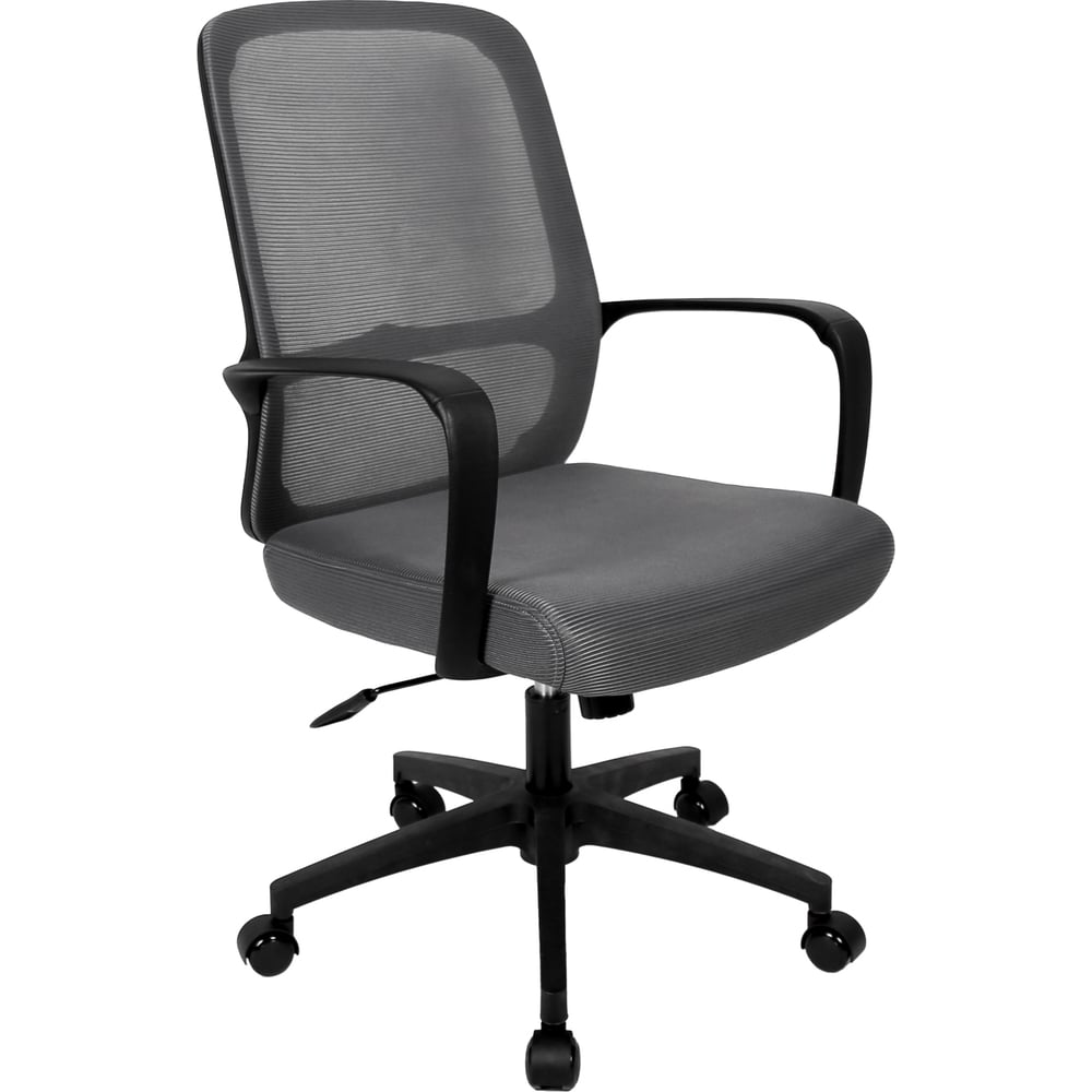 Изображение товара Кресло Everprof EP-bamboo-mesh-grey с сеткой и поясничным упором