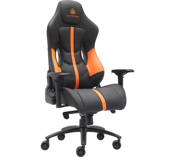 Изображение товара Кресло Everprof Jaguar экокожа, оранжевый/черный EP Jaguar PU Orange/Black