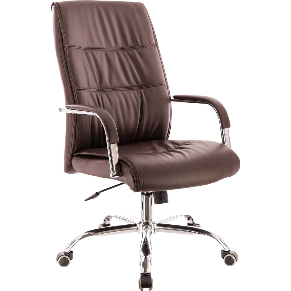 Изображение товара Кресло Everprof Kent TM экокожа, коричневый EP-kent tm eco brown