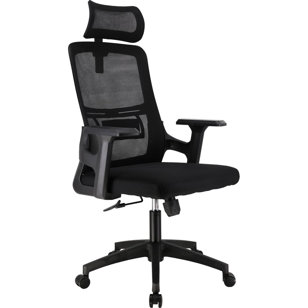 Изображение товара Кресло Everprof EP-530 Black сетка с подлокотниками и механизмом качания