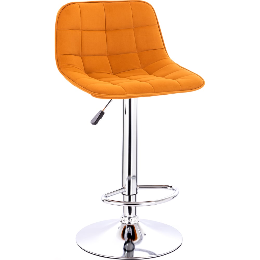 Изображение товара Барный стул Everprof Cooper ткань горчичный, регулируемый, вращающийся