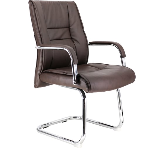 Изображение товара Кресло Everprof Kent CF экокожа, коричневый EP Kent CF PU Brown