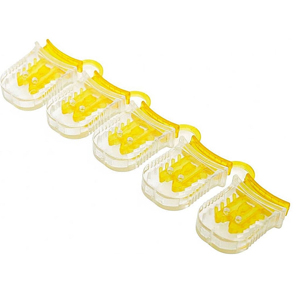Изображение товара Пломба защелка ООО Пломба.Ру кпп-3-2001 желтая, 100 шт