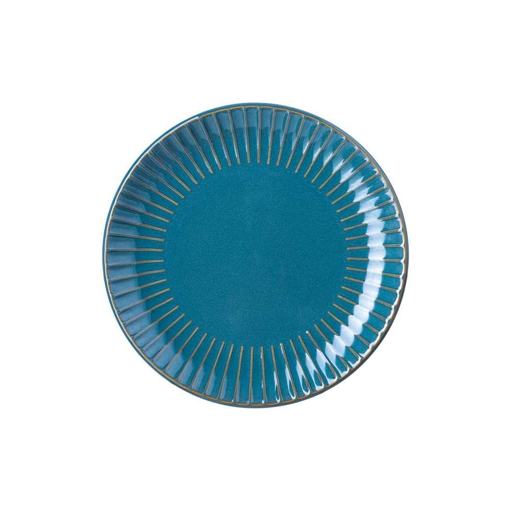 Изображение товара Десертная тарелка Lefard 19 см из серии stripe collection лазурно-синяя