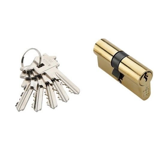 Изображение товара Цилиндр ADDEN BAU CYL 5-60 KEY GOLD 940000000595