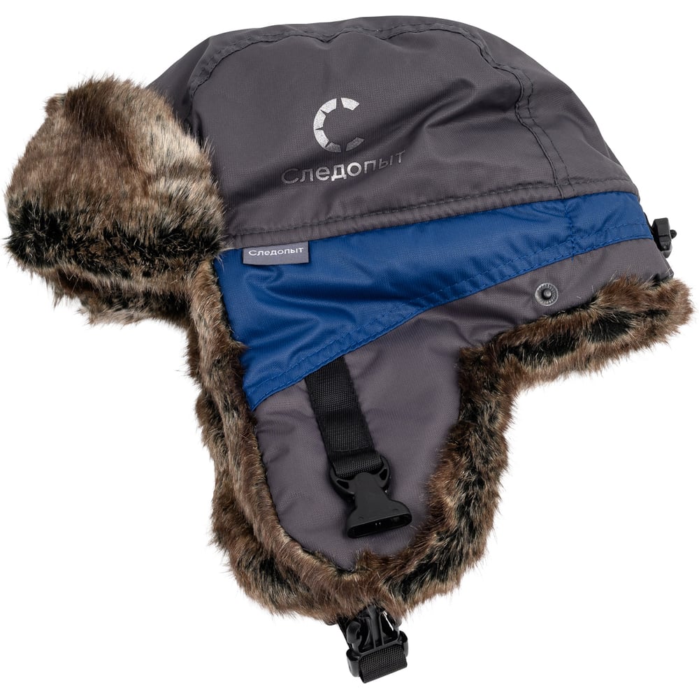 Изображение товара Шапка-ушанка Сибирский Следопыт АРКТИКА мембрана шиншилла серый XL