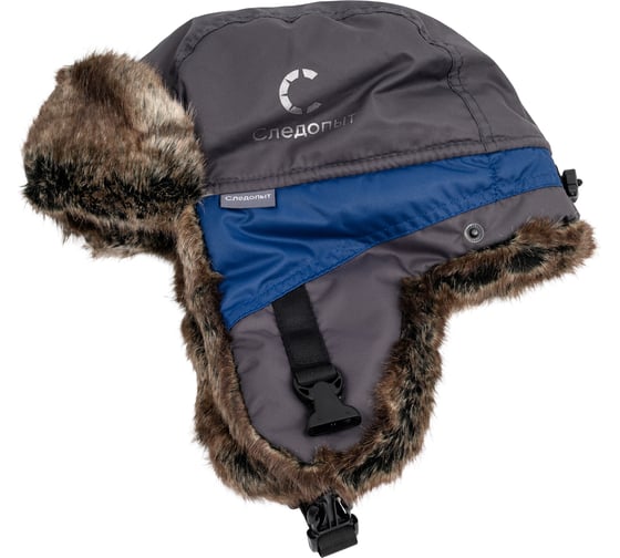 Изображение товара Шапка ушанка Сибирский Следопыт АРКТИКА плащевка мембрана, шиншилла, серый PF-CAP24
