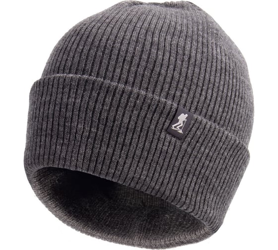 Изображение товара Шапка Сибирский Следопыт IRBIS с двойным отворотом, акрил, темно-серый PF-CAP05