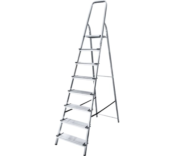 Изображение товара Алюминиевая стремянка Новая Высота 8 ступеней 1117108