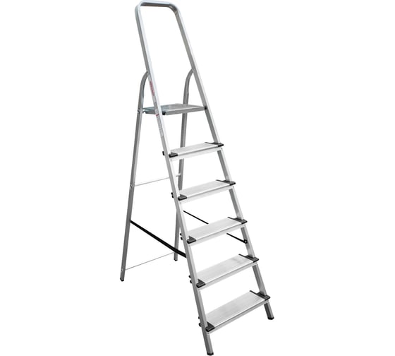 Изображение товара Алюминиевая стремянка Новая Высота 6 ступеней 1117106