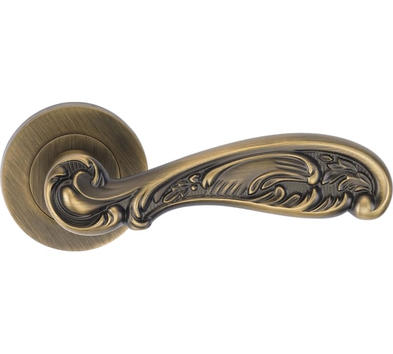 Изображение товара Дверная ручка на круглой накладке GENESIS FLOR ANT. COFFEE 20G 940000000846