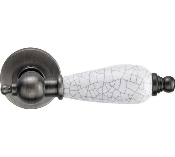 Изображение товара Дверная ручка на круглой накладке GENESIS REDONDO BL. SILVER 940000000431