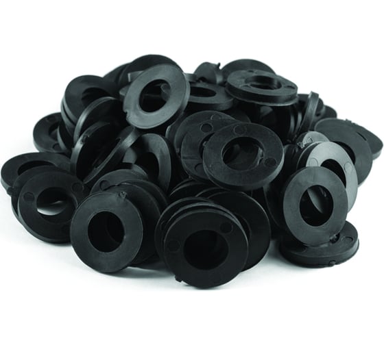 Изображение товара Прокладка СТМ 1/2" резина 18x10x2 мм (для гибкой подводки) (100шт) SRSWC012-100