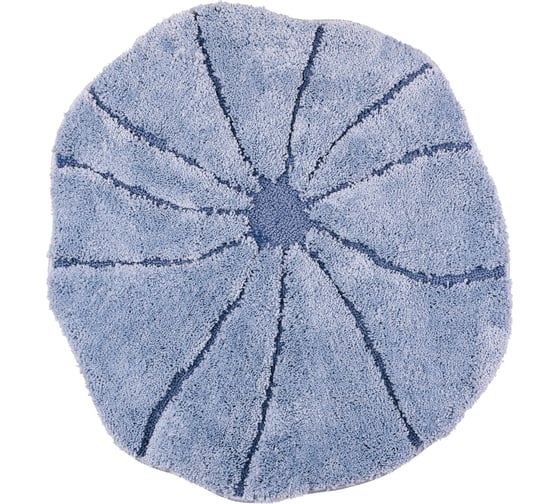 Изображение товара Мягкий коврик для ванной комнаты Moroshka Mare 80х80 см, цвет синий A67-30