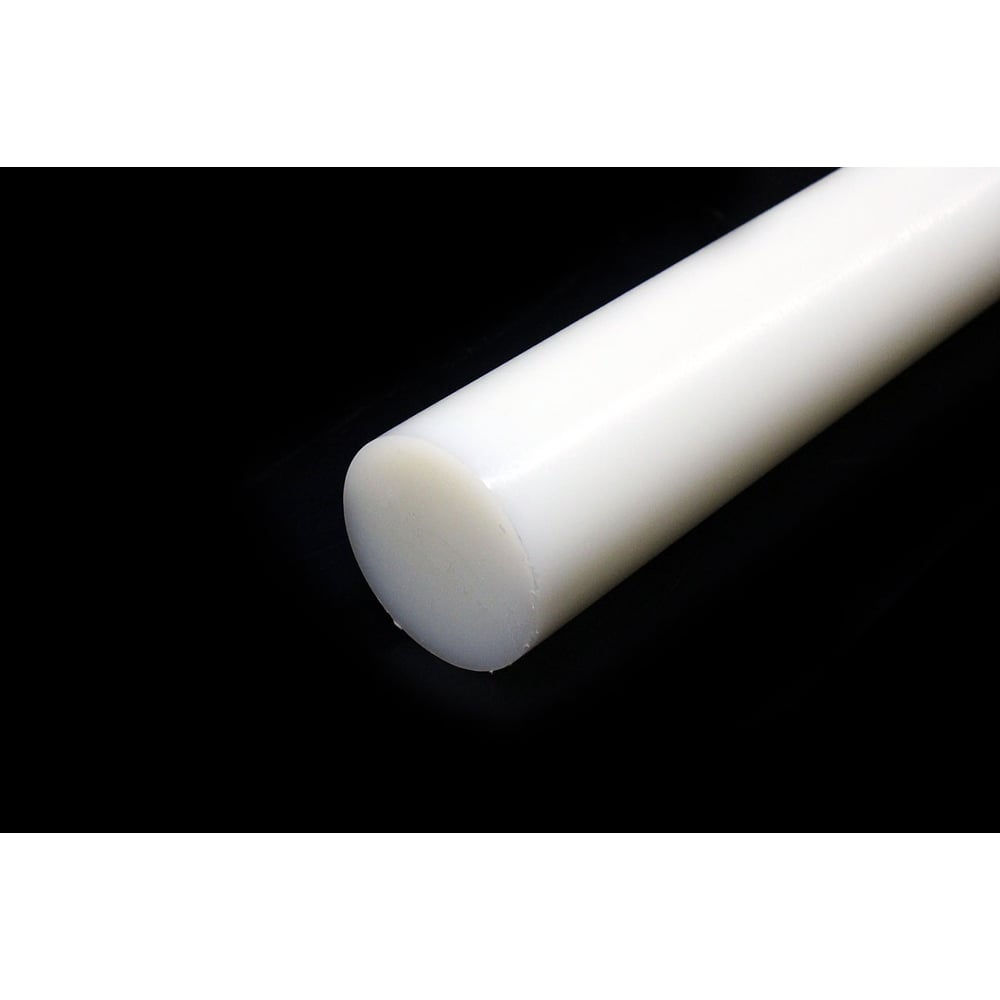 Изображение товара Капролон ПА-6 стержень 180 мм х 1000 мм, белый, премиум качество