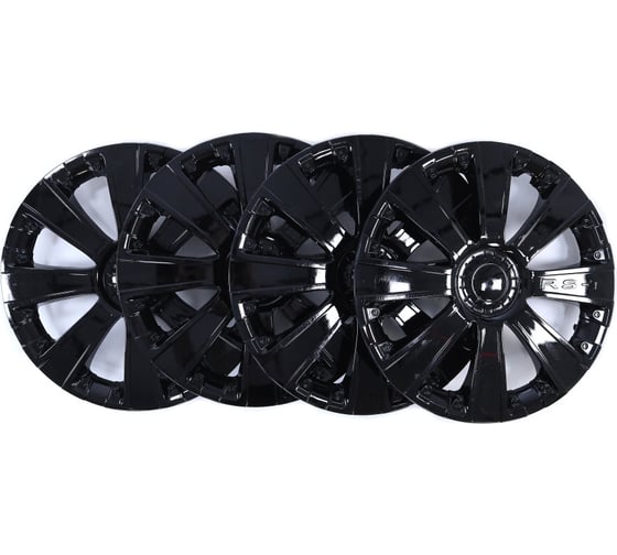 Изображение товара Колпак колеса REDMARK R15 RS-T черный глянец к-т 4 шт (в коробке) RM11533