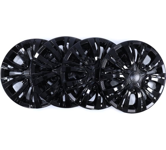 Изображение товара Колпак колеса REDMARK R13 Лион черный глянец к-т 4 шт (в коробке) RM11314