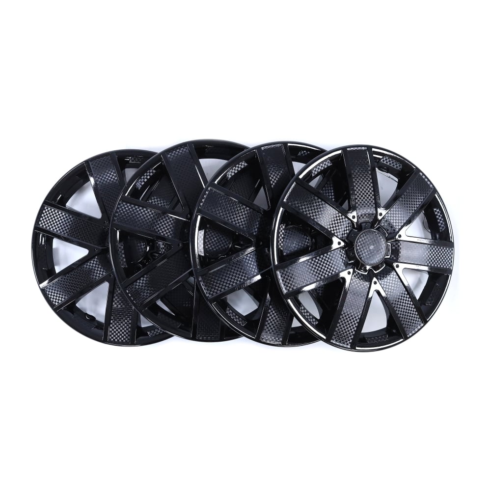 Изображение товара Колпак колеса REDMARK R15 Галакси черный глянец к-т 4 шт