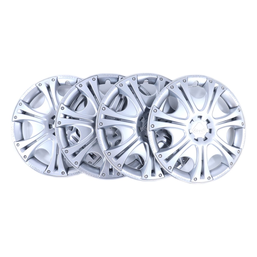 Изображение товара Колпак колеса R15 REDMARK Лотус, комплект 4 шт, универсальный, серебристый