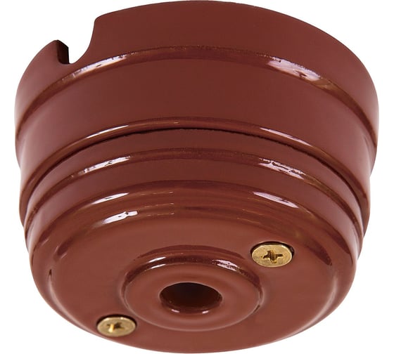 Изображение товара Корпус МЕЗОНИНЪ розетки потолочной фарфоровый, цвет-коричневый GE70811-04