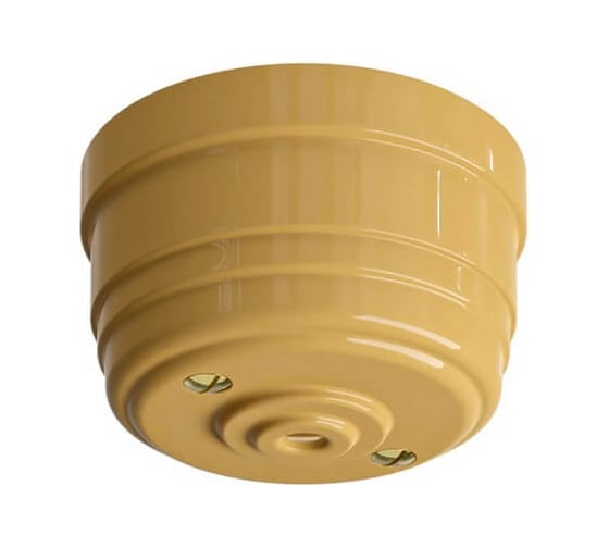 Изображение товара Корпус МЕЗОНИНЪ розетки потолочной пластиковый, цвет - песочное золото GE30811-32