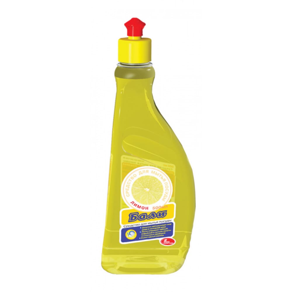фото Средство для мытья посуды новбытхим бали, лимон, 0.5 л 209871