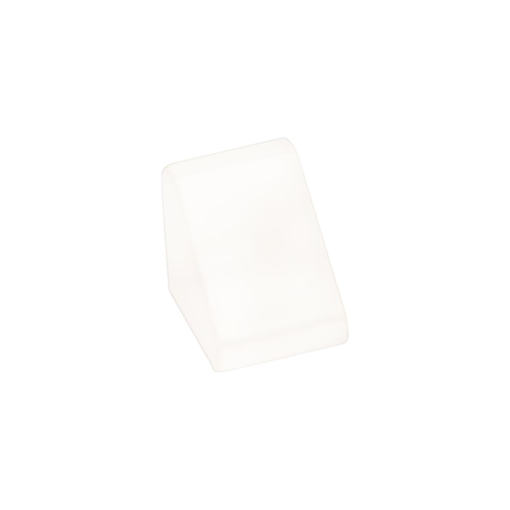 Изображение товара Уголок пирамида с заглушкой MFK-TORG 20х20х17 белый 20 20 17 1