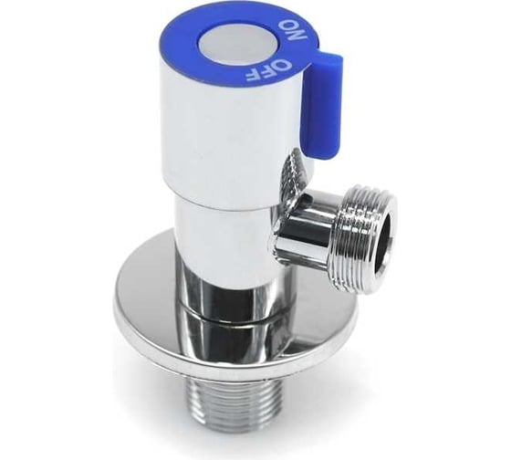 Изображение товара Клапан для бытовой техники (кран-букса) Rvc угловой 1/2"ш СИНИЙ 16892