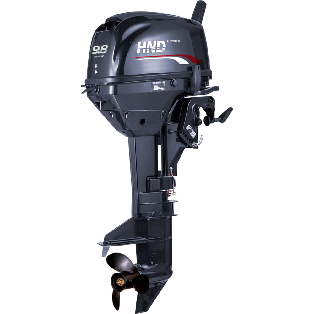 Изображение товара Подвесной лодочный мотор HND OB 9.8 HS 9.8 л.с. двухтактный с водяным охлаждением