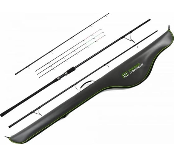 Изображение товара Удилище фидерное FEEDER CONCEPT Distance BLACK EXTRA HEAVY 210 3.90 FCDIBH210-390
