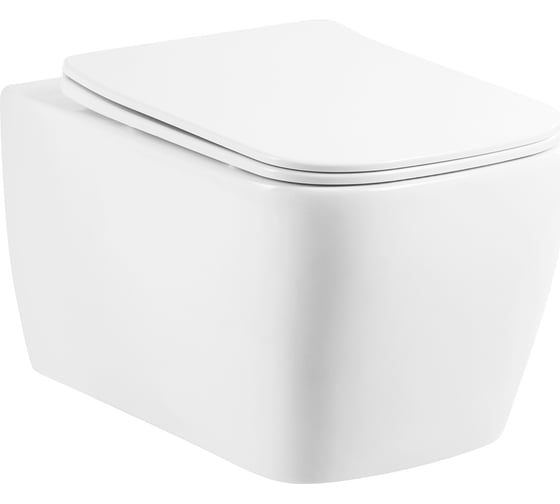 Изображение товара Унитаз подвесной безободковый с быстросъемным сидением с микролифтом BelBagno VENETO BB132CHR/BB132SC