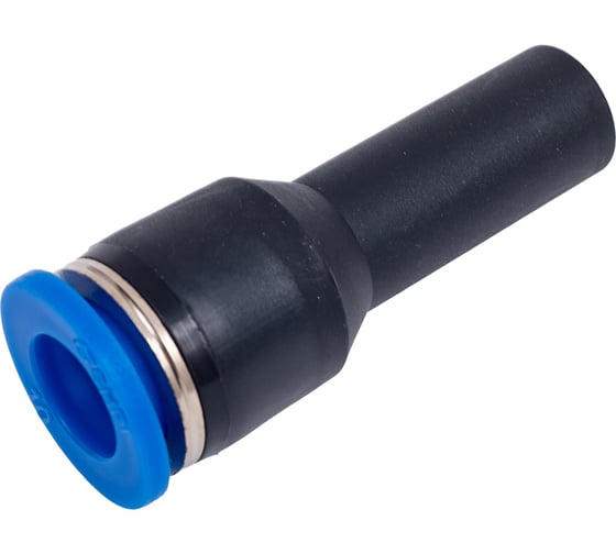 Изображение товара Фитинг цанговый прямой переходной с цанги 12 мм на цангу для трубки 10 мм SHPI PGJ 12-10