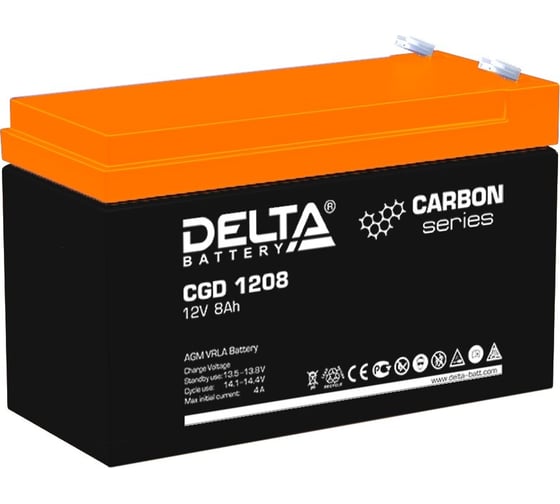 Изображение товара Аккумуляторная батарея CGD 1208 DELTA X175139864