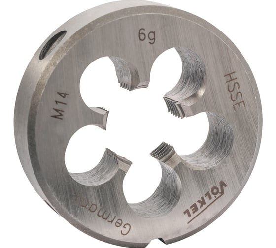 Изображение товара Плашка VOLKEL М14 шаг 2.0мм DINEN22568 HSSE 38x14мм V57454