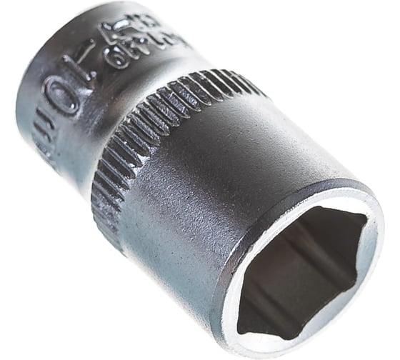 Изображение товара Головка торцевая шестигранная H01410 (10 мм; 1/4") AVS A07843S
