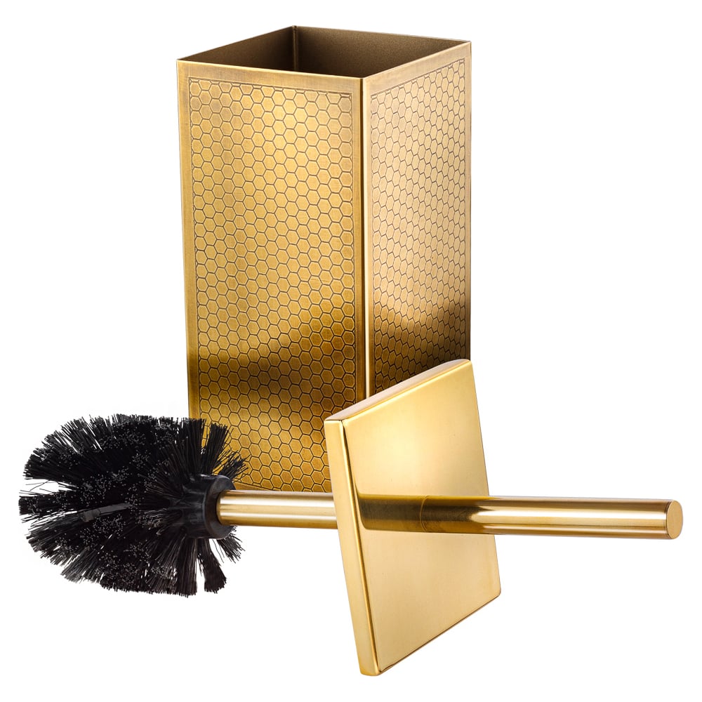 Изображение товара Ёршик туалетный Covali античная латунь SH-7598G