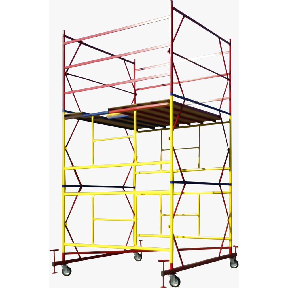 Изображение товара Вышка строительная Промышленник ВПР 2.0x2.0 H=4 м с площадкой и колесами