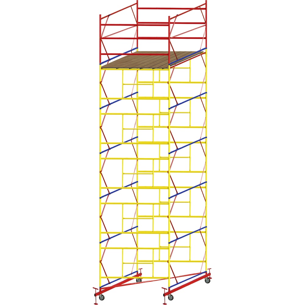 Изображение товара Вышка промышленная ВПР 2.0x2.0 H=7.6 м модульная стальная с колесами