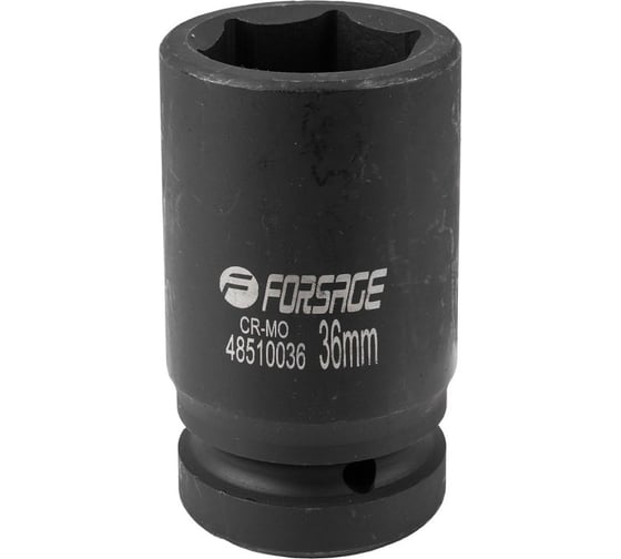 Изображение товара Головка ударная глубокая Forsage 36мм (6гр.), 1" F-48510036(7114)