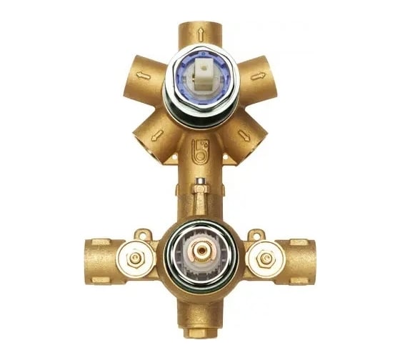 Изображение товара Универсальная скрытая часть для термостатического смесителя Bossini на 2-5 выходов Z00500 Z00125