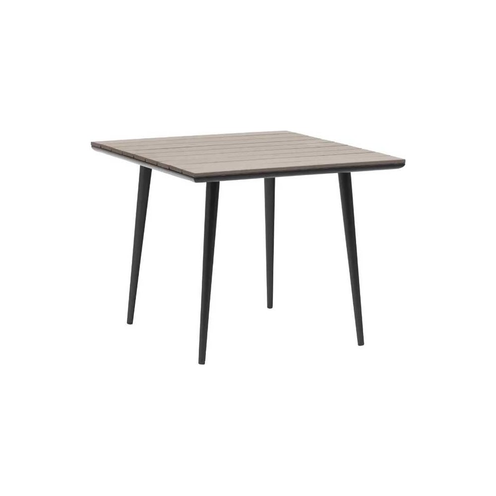 Изображение товара Стол садовый KONWAY Marbella 90x90 мм алюминий полидерево антрацит