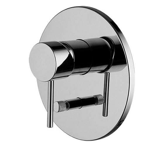 Изображение товара Смеситель для душа Fima Carlo Frattini Spillo Up с переключателем на 2 источника, внешняя часть, цвет хром F3039X2CR