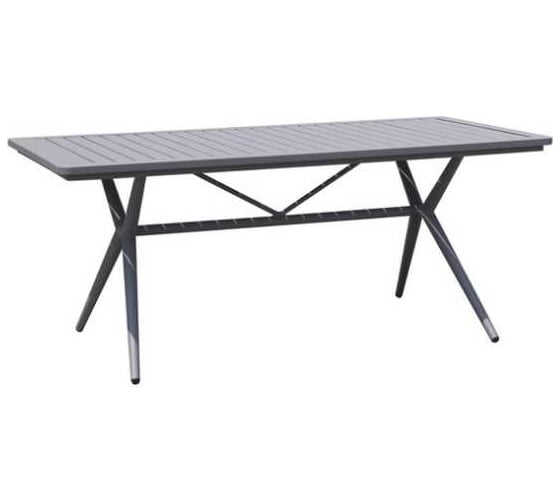 Изображение товара Стол садовый KONWAY Toronto 140x80 мм, алюминий антрацит СТО18