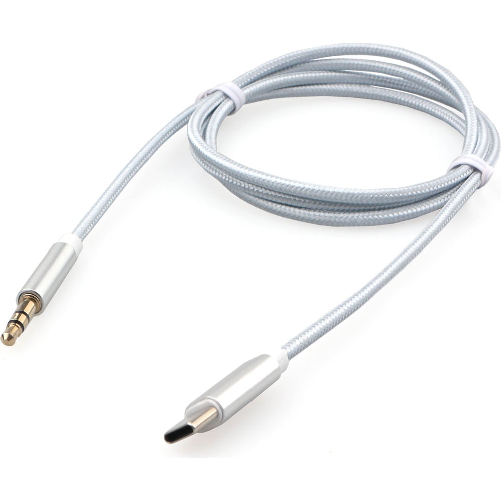 Изображение товара Кабель-переходник Cablexpert USB Type-C/Jack 3.5, 1м, белый